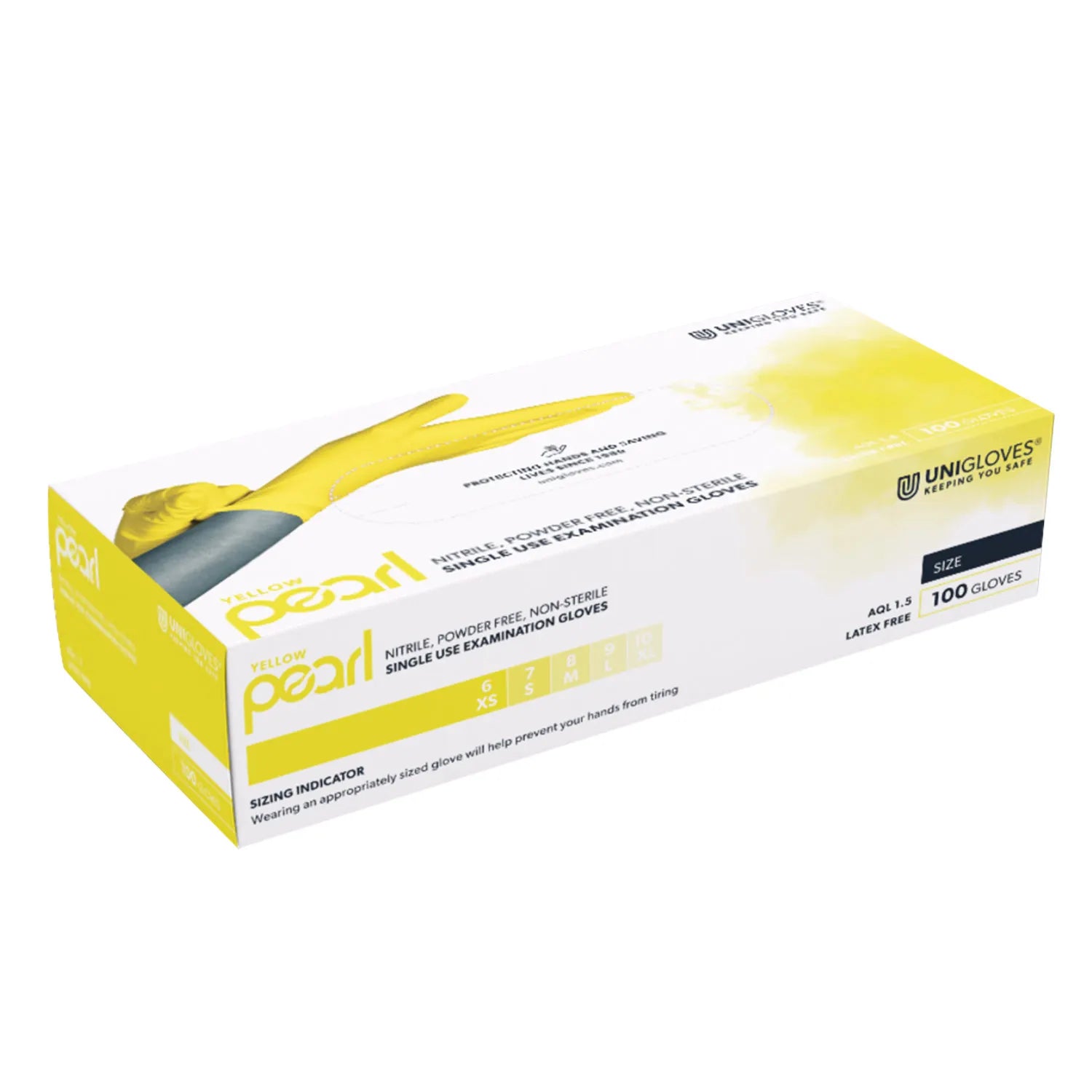 Gants en nitrile Unigloves Pearl