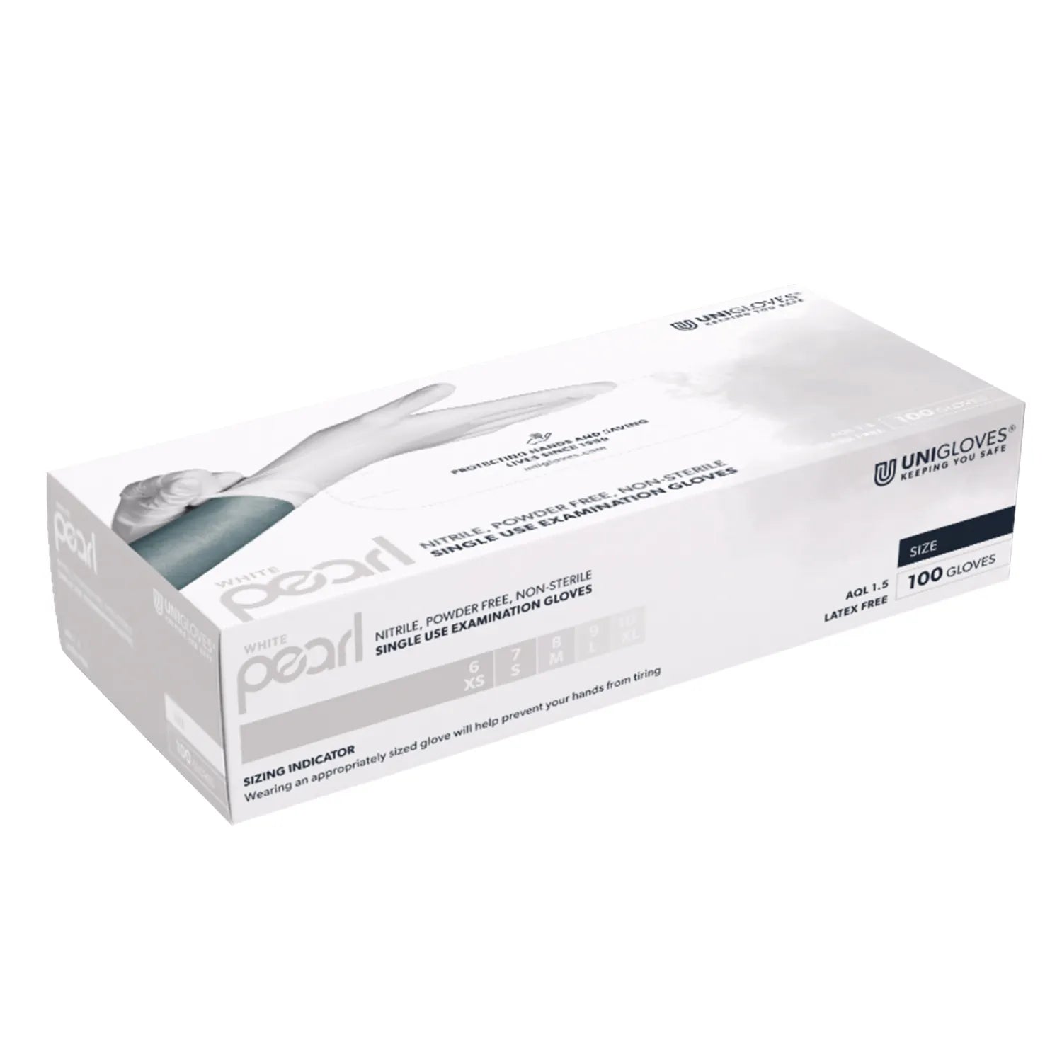 Gants en nitrile Unigloves Pearl
